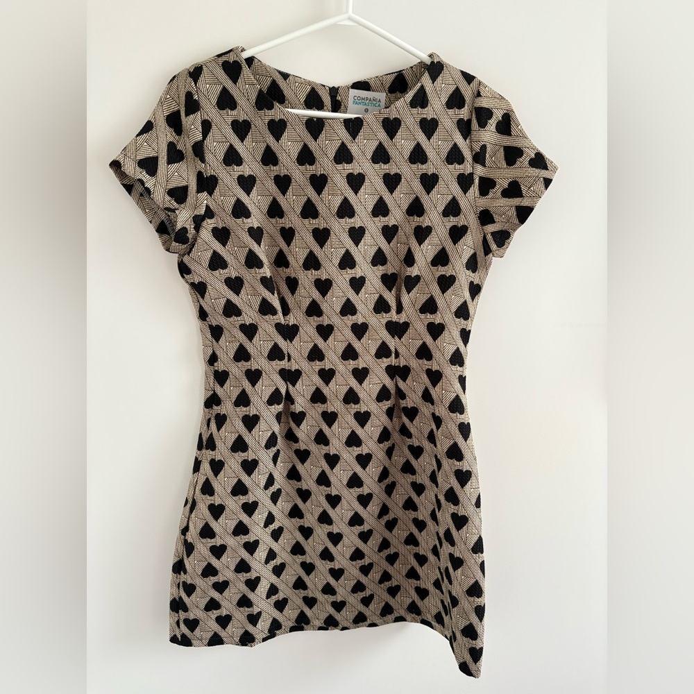 Super Sweet Heart Pattern Dress